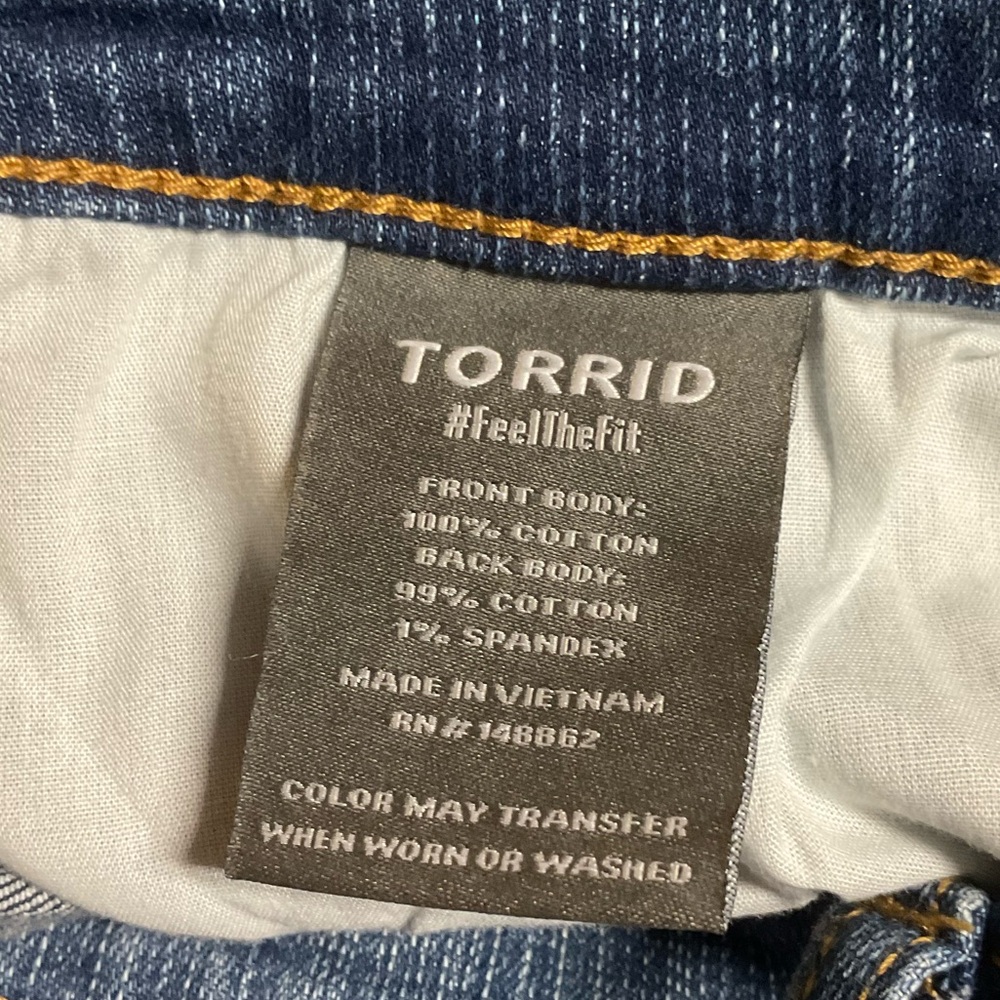 Torrid Stretch Rigid High Rise Straight Jeans - Picture 9 of 12